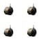 Service Caster 2-3/8'' Floor Safe Antique Hooded Twin Wheel Caster 5/16 Threaded Stem, 4PK SCC-TS02S60D-NYU-WA-5161878-4 - alternate 1